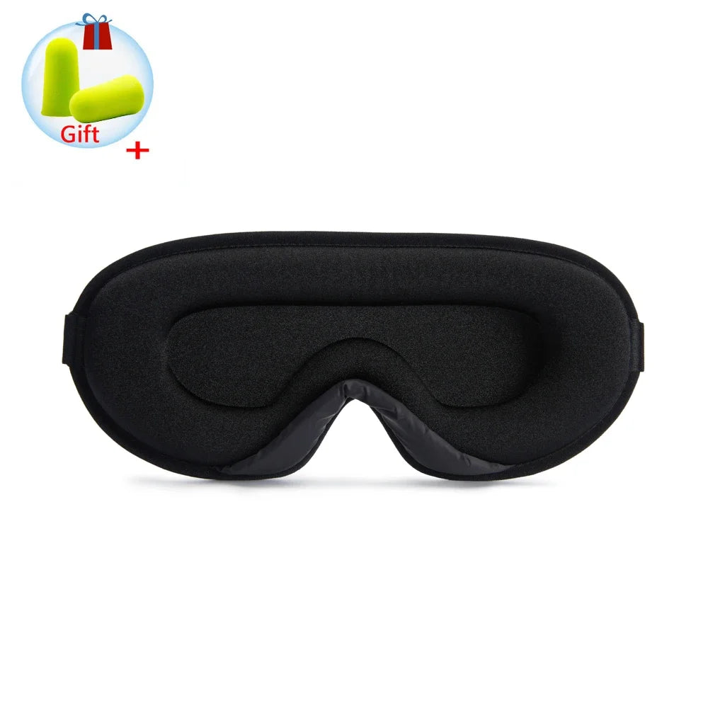 3D Sleeping Mask Block Out Light Sleep Mask For Eyes Soft Sleeping Aid Eye Mask for Travel Eyeshade Night Breathable Slaapmasker