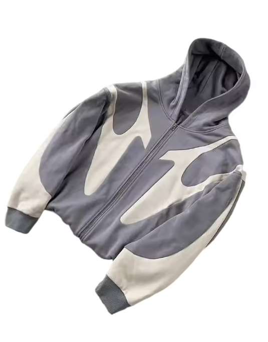 Graphic Zip Up Hoodie