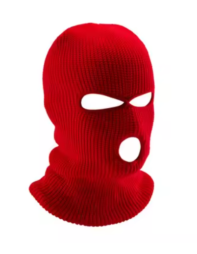 Classic Knit Ski Mask – 3-Hole Balaclava for Men & Women (Multiple Colors)