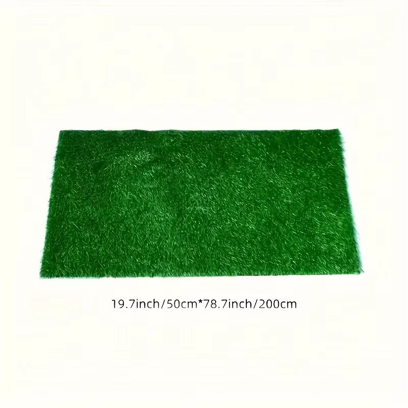 PP PE Pet Grass Pad - Artificial Turf Mat for Dog Cat Toilet Training, Indoor Outdoor Lawn Replacement Washable Eco-Friendly