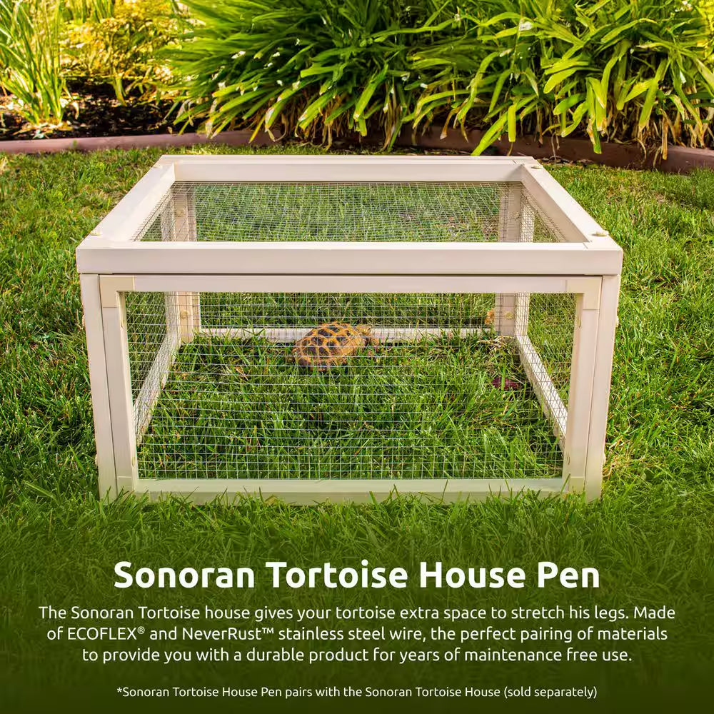 ECOFLEX Sonoran Tortoise Reptile House Pen