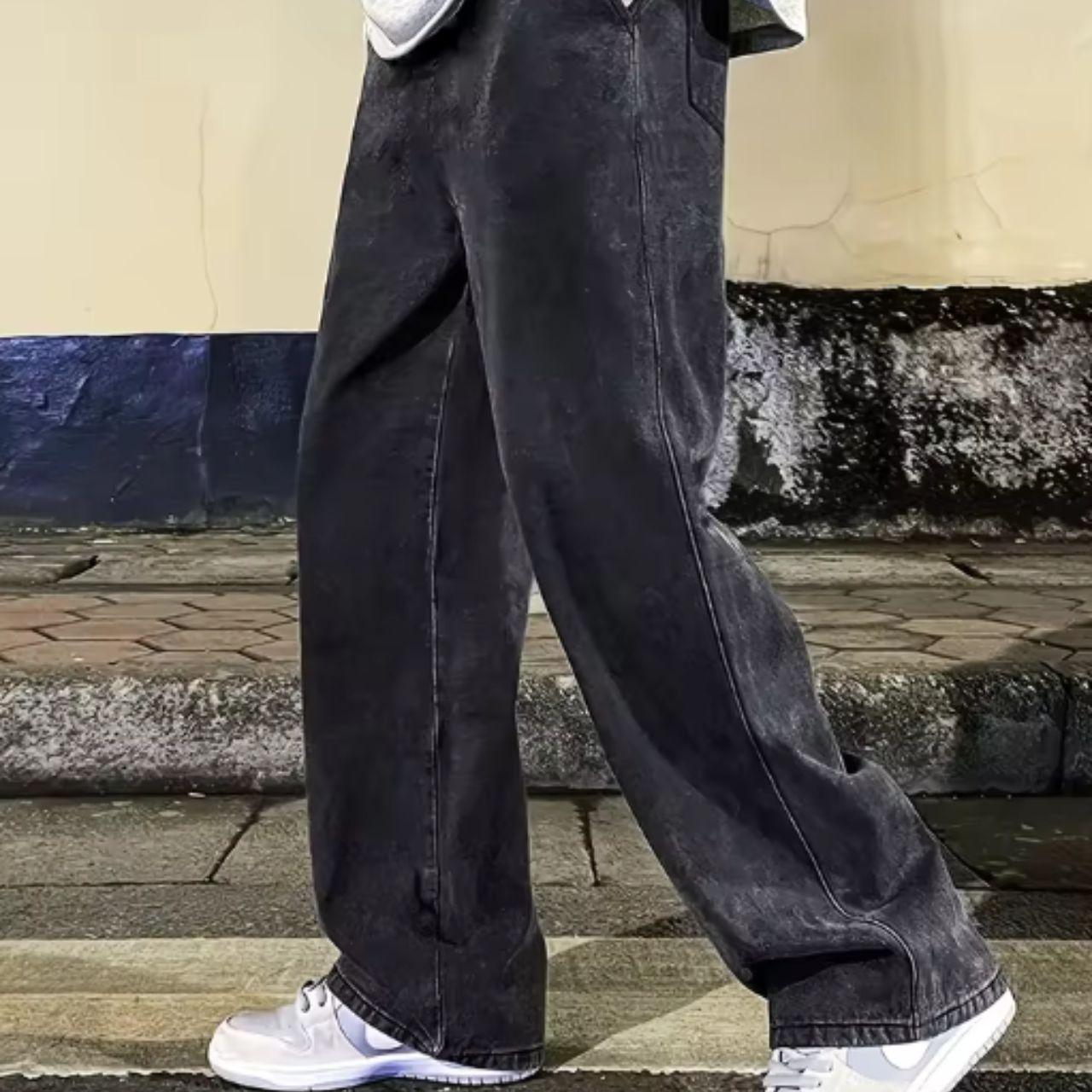 Men's black grey Jeans