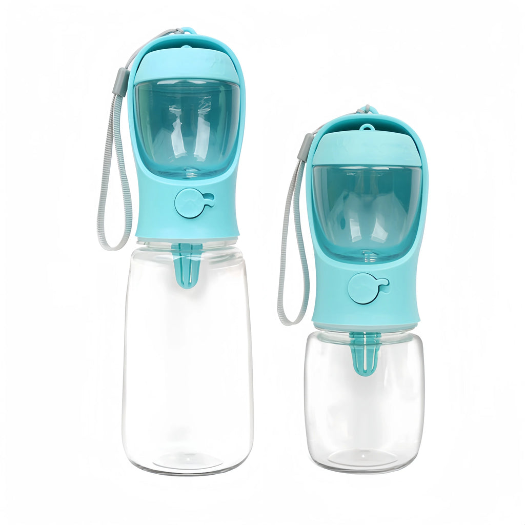 3in1 Pet Water Bottle - Portable Leak Proof Container with Storage, Water and Food, Ideal for Travel, Hiking and Outdoor