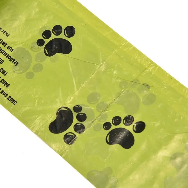 Biodegradable Pet Waste Bags - Extra Thick Poop Bags for Dogs & Cats, Portable Roll with Dispenser, Eco-Friendly & Lea