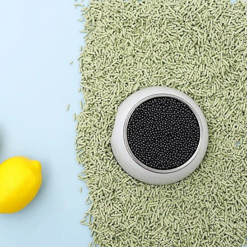 Activated Carbon Cat Litter Deodorizer - 300g Fresh Odor Control Beads, Low Dust, Eco-Friendly Natural Solution for Cat Toilets and Pet Litter Boxes
