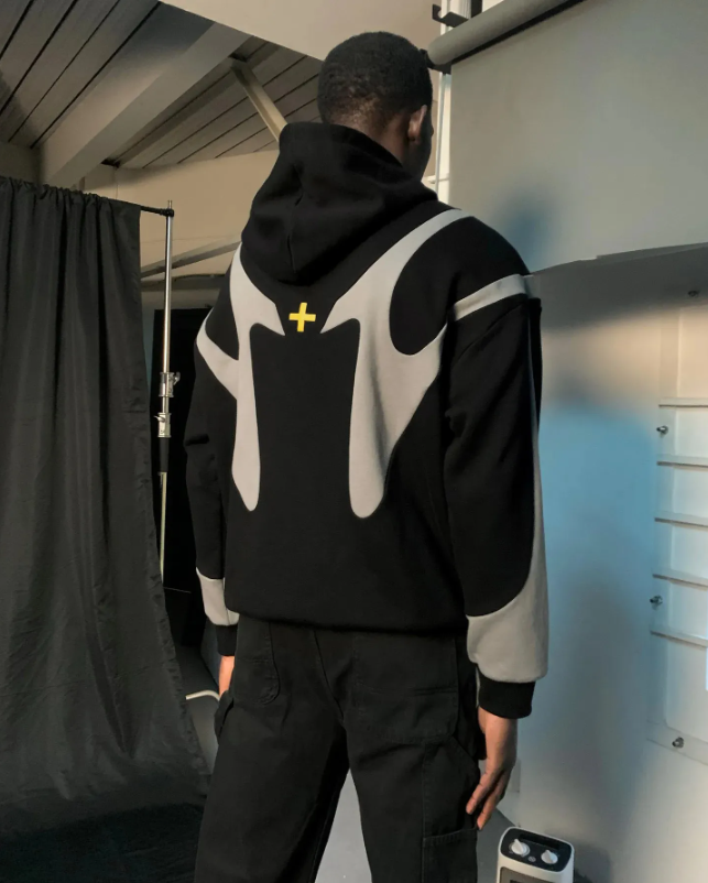 Graphic Zip Up Hoodie